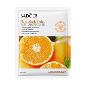SADOER Plant Mask Series – Vitamin C Brightening Facial Mask