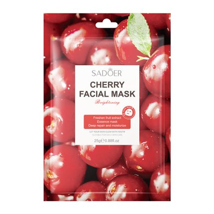 SADOER Cherry Facial Mask – Brightening & Hydrating