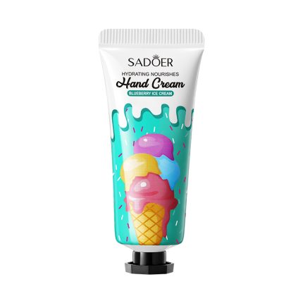 SADOER Blueberry Ice Cream Hand Cream – Hydrating & Nourishing