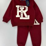 Polo Ralph Lauren Kids’ Burgundy Sweatshirt & Jogger Set