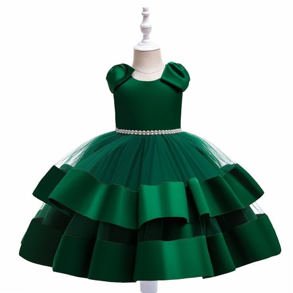 Cinderella-Inspired Green Party Dress