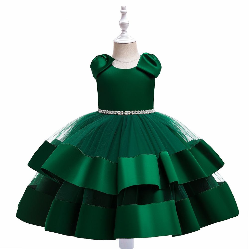 Cinderella-Inspired Green Party Dress
