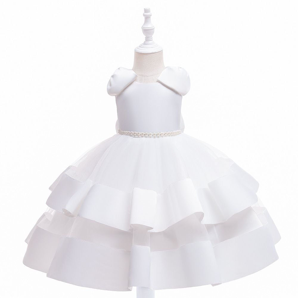Cinderella-Inspired White Party Dress