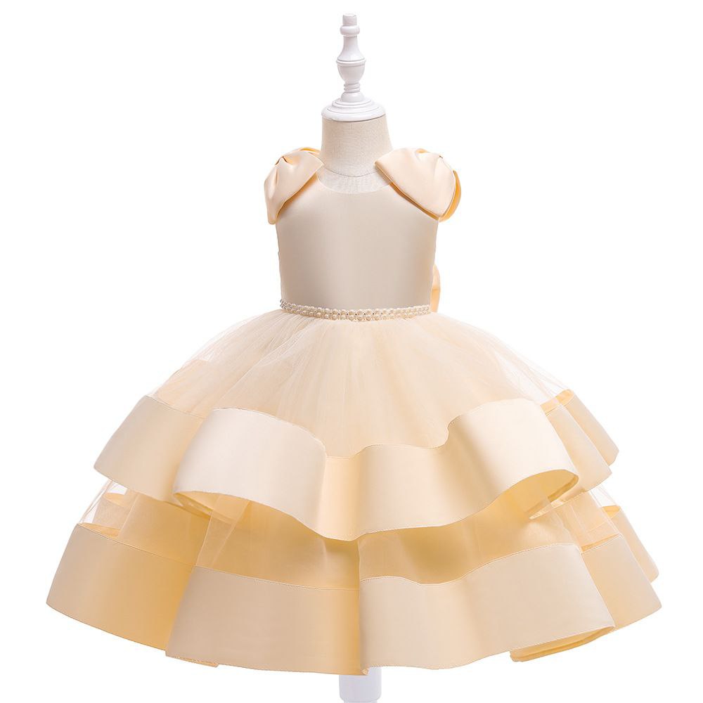 Cinderella-Inspired Brown Party Dress