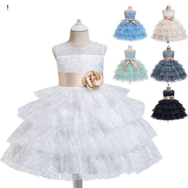 Vintage Lace Princess Dress - Ivory - Image 2