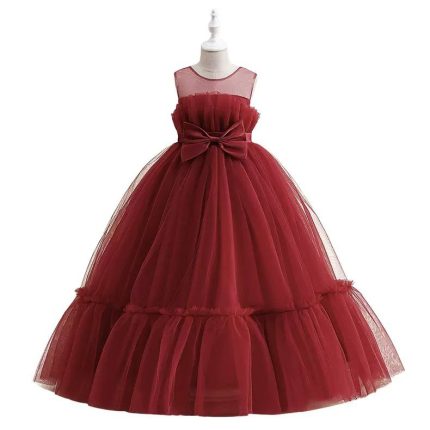 Tiered Tulle Princess Gown for Girls – Elegant Ball Gown Dress