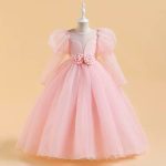 Pink Princess Ball Gown – Girls’ Elegant Party Dress (Copy)