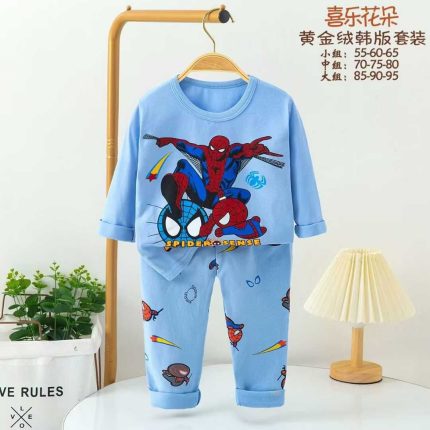 Spider-Man Kids Long Sleeve Pajama Set - Baby Pyjamas
